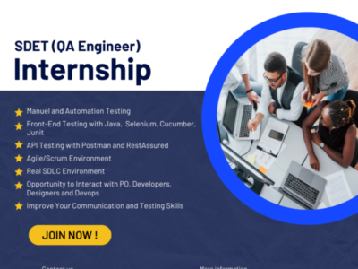 Private: Internship – Software Development Engineer in Test (SDET)