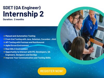 Internship 2 – Software Development Engineer in Test (SDET)