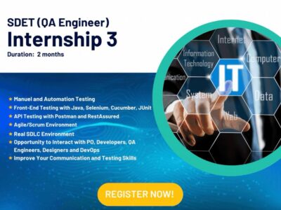 Internship 3 – Software Development Engineer in Test (SDET) – NEW